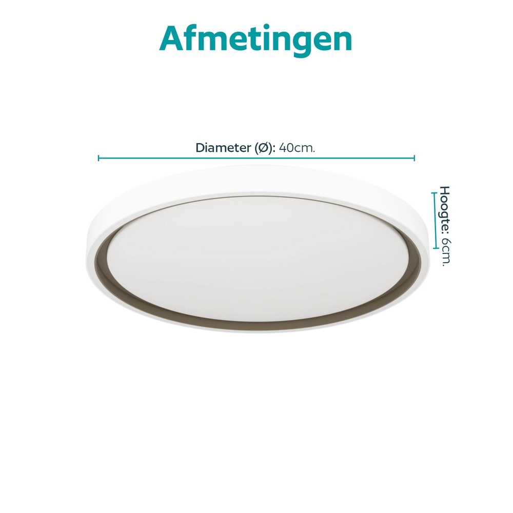 Plafonniere design Semovigo Ø 40cm Eglo 9008606391875