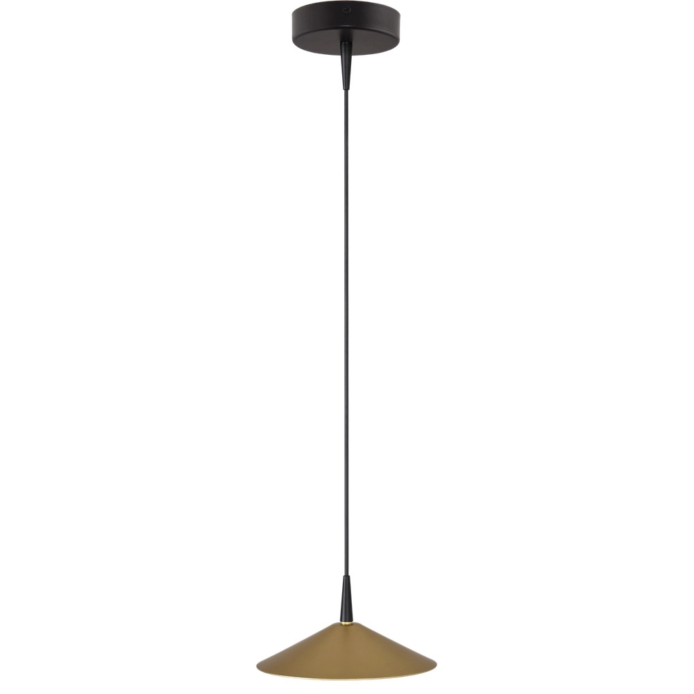 Design hanglamp Ceppo zwart met goud Ø 18cm