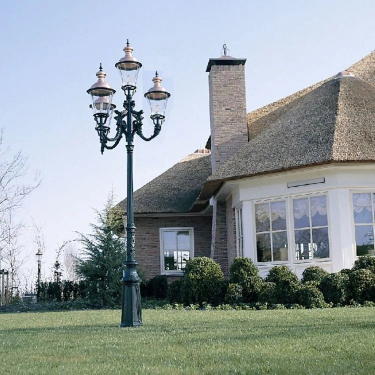 Verlichtingspaal Toronto 4-lichts - zwart KS verlichting 8714732040846