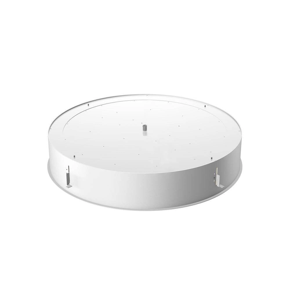Inbouw plafondlamp Medo 60 wit Ø 60cm met frame SLV 4024163297660