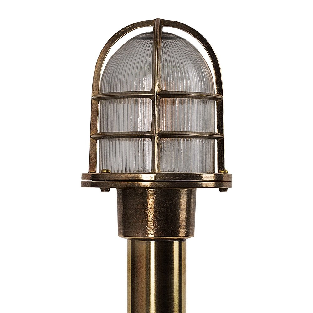 Staande tuinlamp Caspian 60cm antiek messing KS verlichting 8,71473E+12