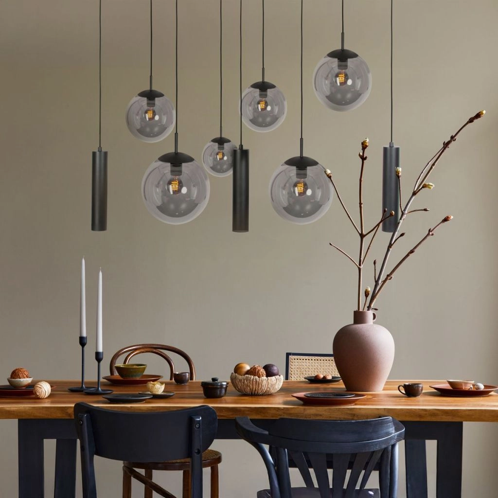 Design hanglamp Bollique 9-lichts zwart Steinhauer 8712746187670