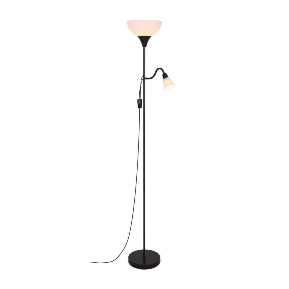 Klassieke leeslamp Lauria zwart
