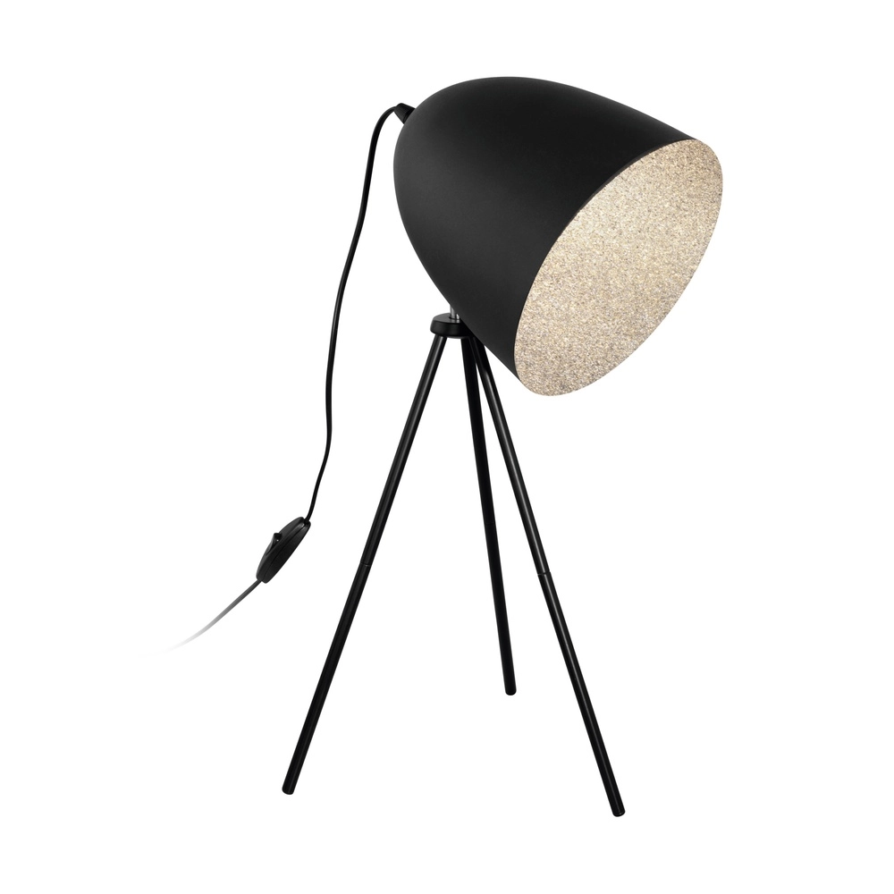 Tripod tafellamp Mareperla zwart