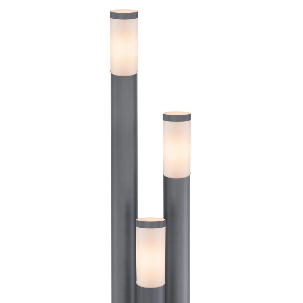 3-lichts tuinlamp Boston antraciet Globo 9007371414727
