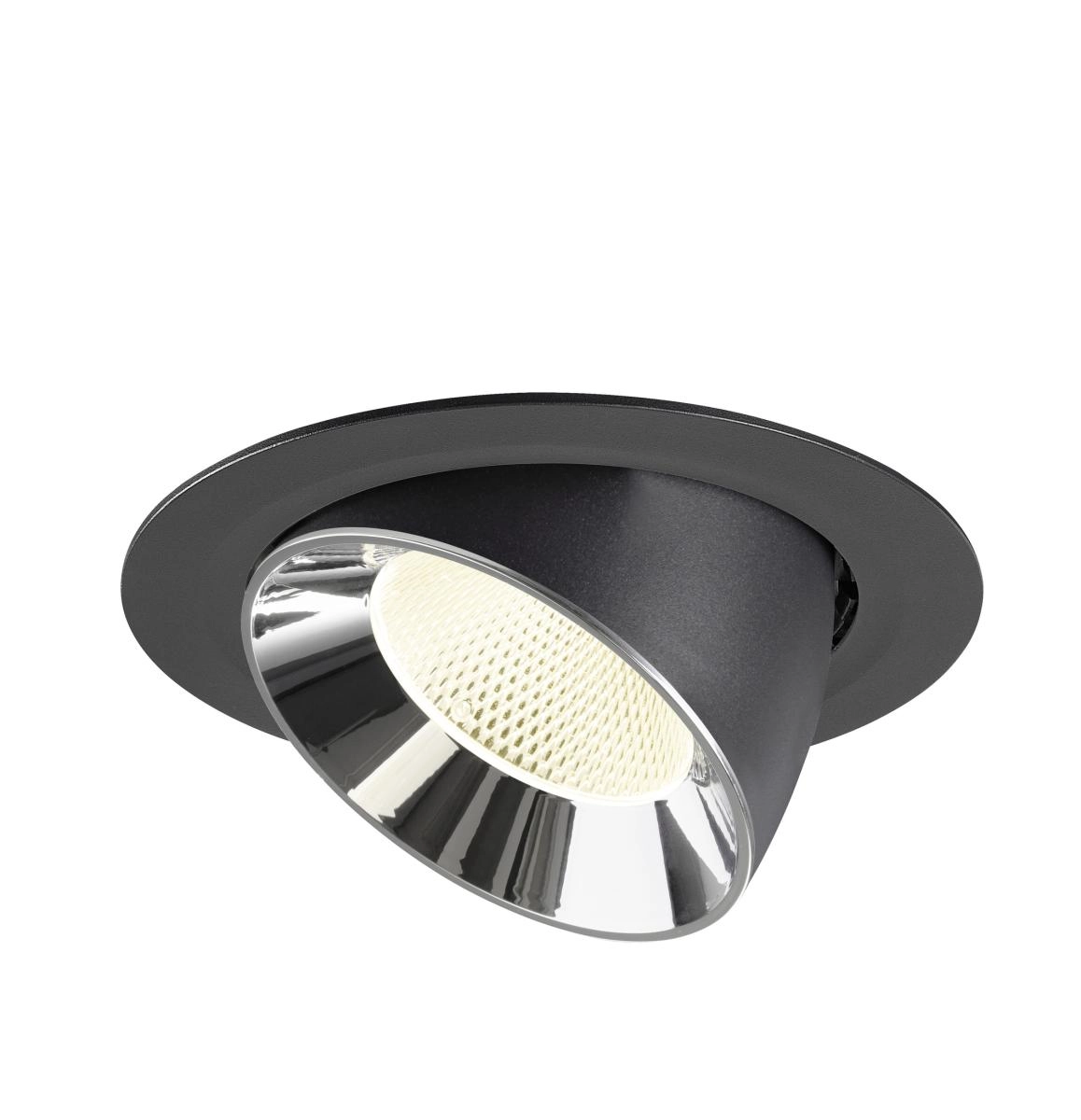 Inbouwspot Numinos Gimble XL zwart/chroom 4000K - 20gr SLV 4024163308526