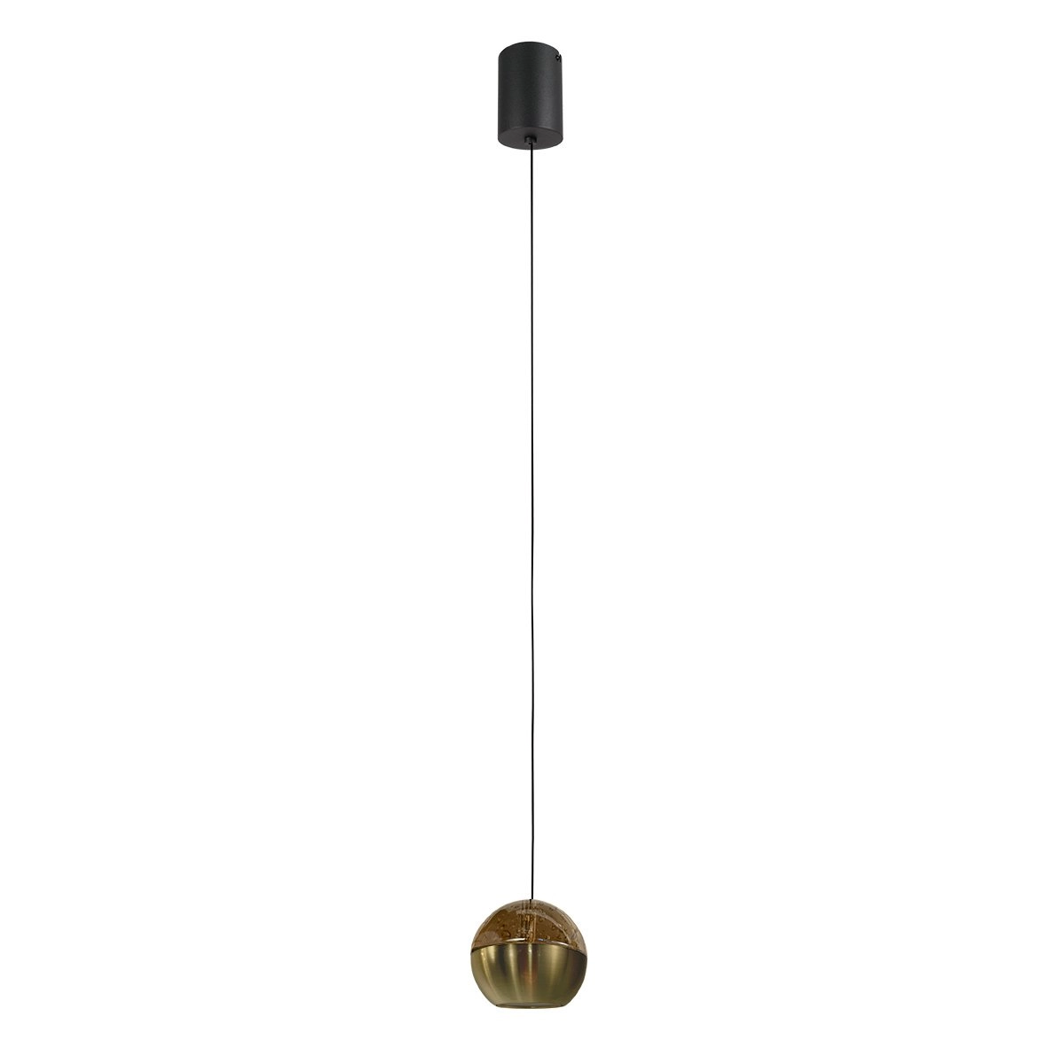 Led pendel Belluno messing met glas Steinhauer 8712746183917