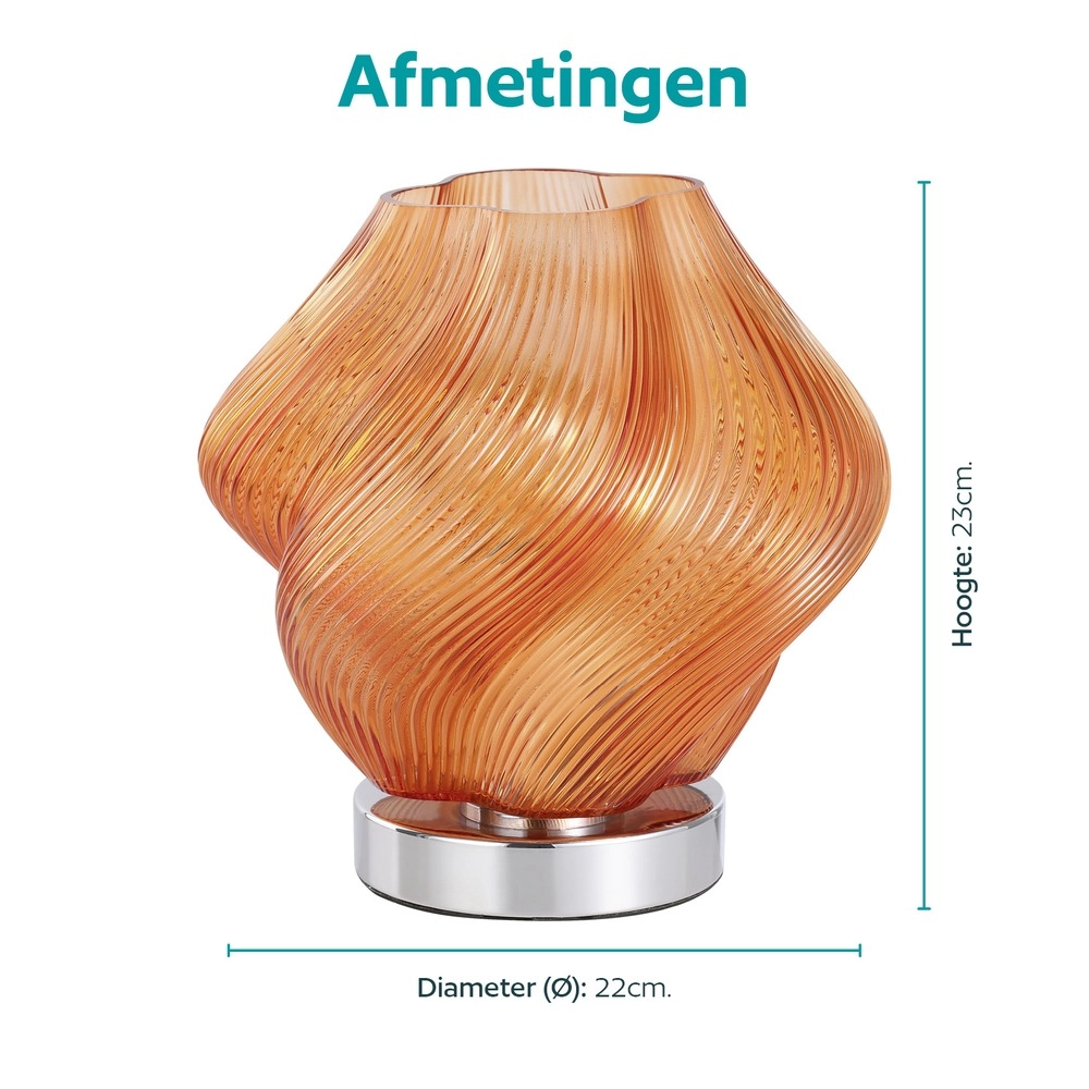 Tafellamp design Vicenne oranje Eglo 9008606405268