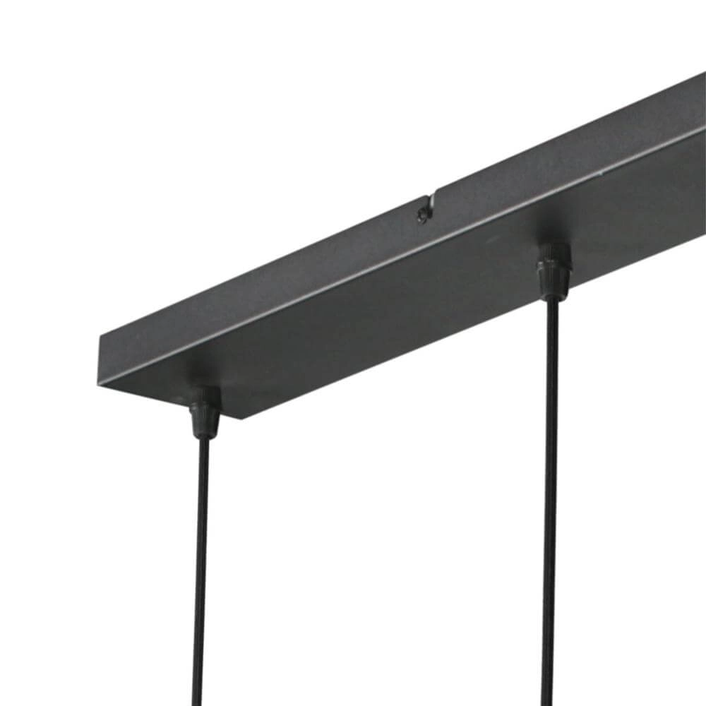 Hanglamp HaloSwap zwart met smoke glas Steinhauer 8712746179651