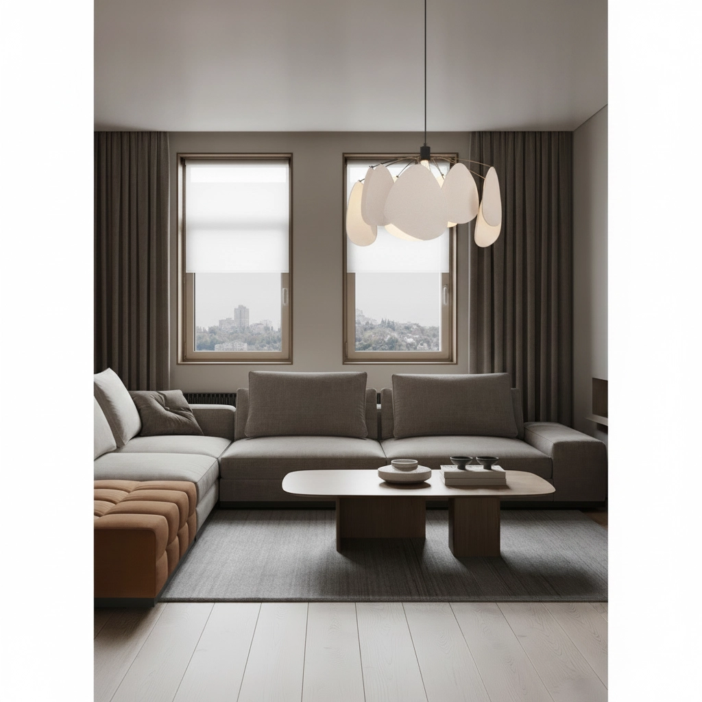 Hanglamp Olina beige