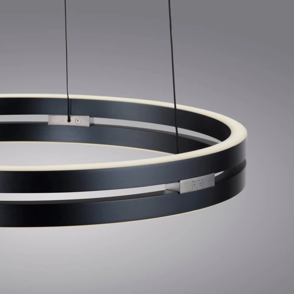 Strakke hanglamp Pure E-Loop grijs Paul Neuhaus 4012248372258