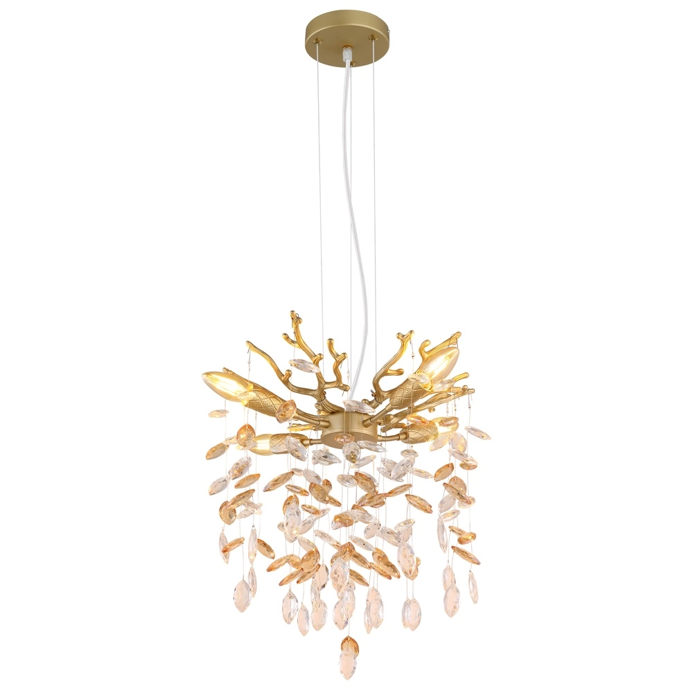Hanglamp Queena goud Ø 40cm