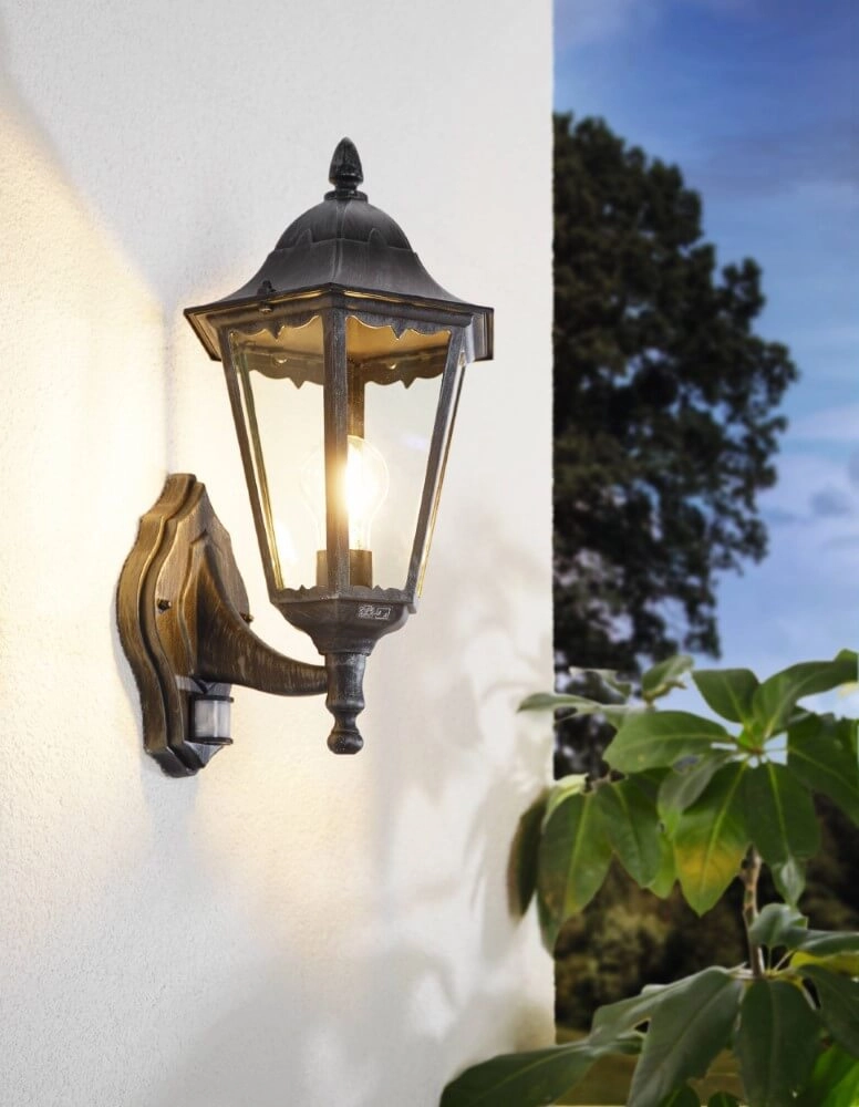 Schriklamp Navedo bewegingssensor zwart Eglo 9002759934583