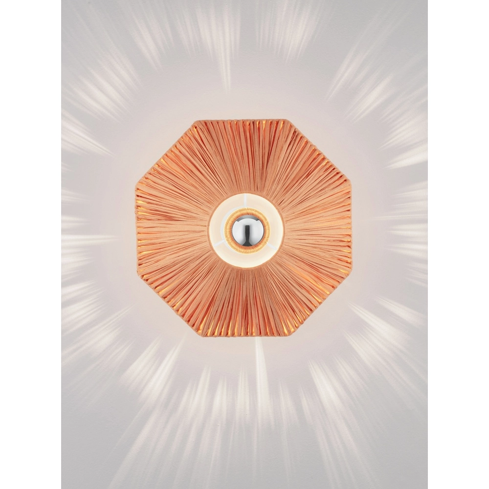 Wandlamp Elvio terracotta Ø 30cm Lyora 5212017493873