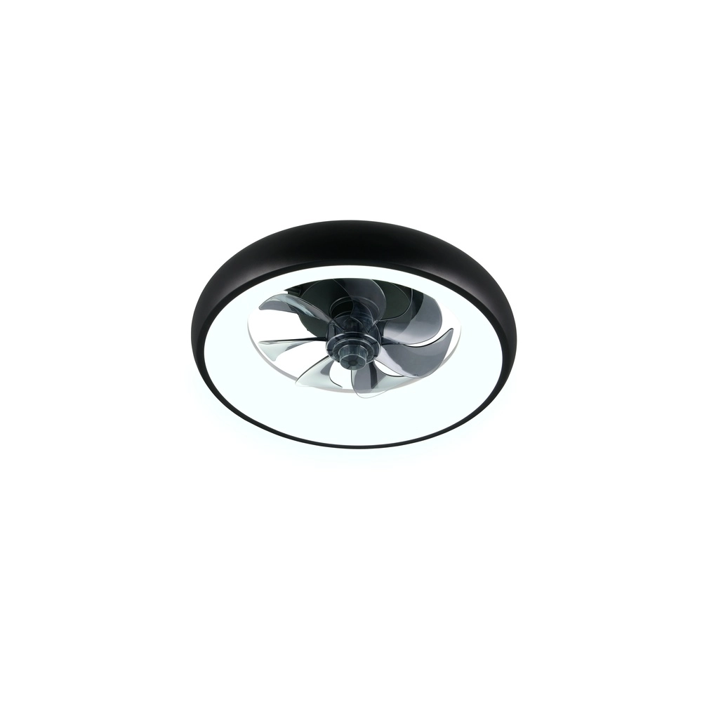 Strakke ventilator Muonio zwart Trio 4017807688221