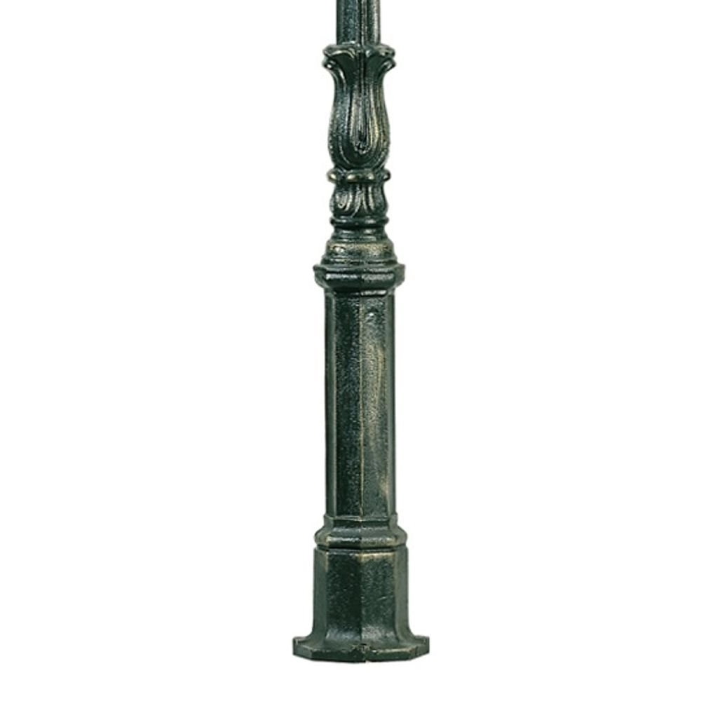 Nostalgische tuinlamp Alkmaar van gietijzer - zwart KS verlichting 8714732060202