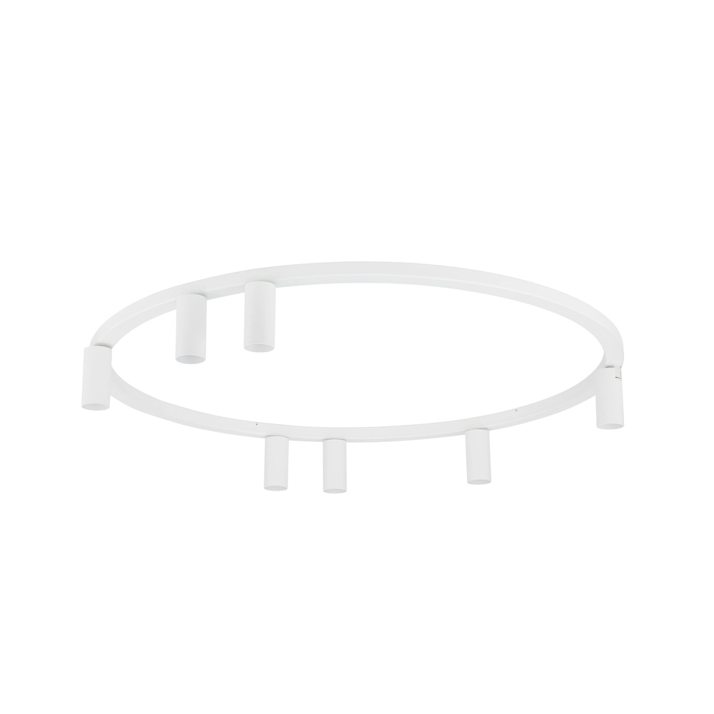 Cirkel opbouwspots Fourty 7x GU10 - wit