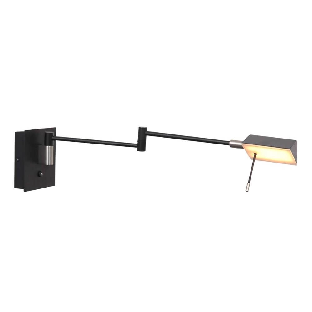Zwarte wand leeslamp Retina Steinhauer 8712746166040