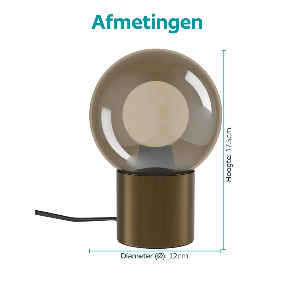 Design tafellamp Bravino koper brons Eglo 9008606392285