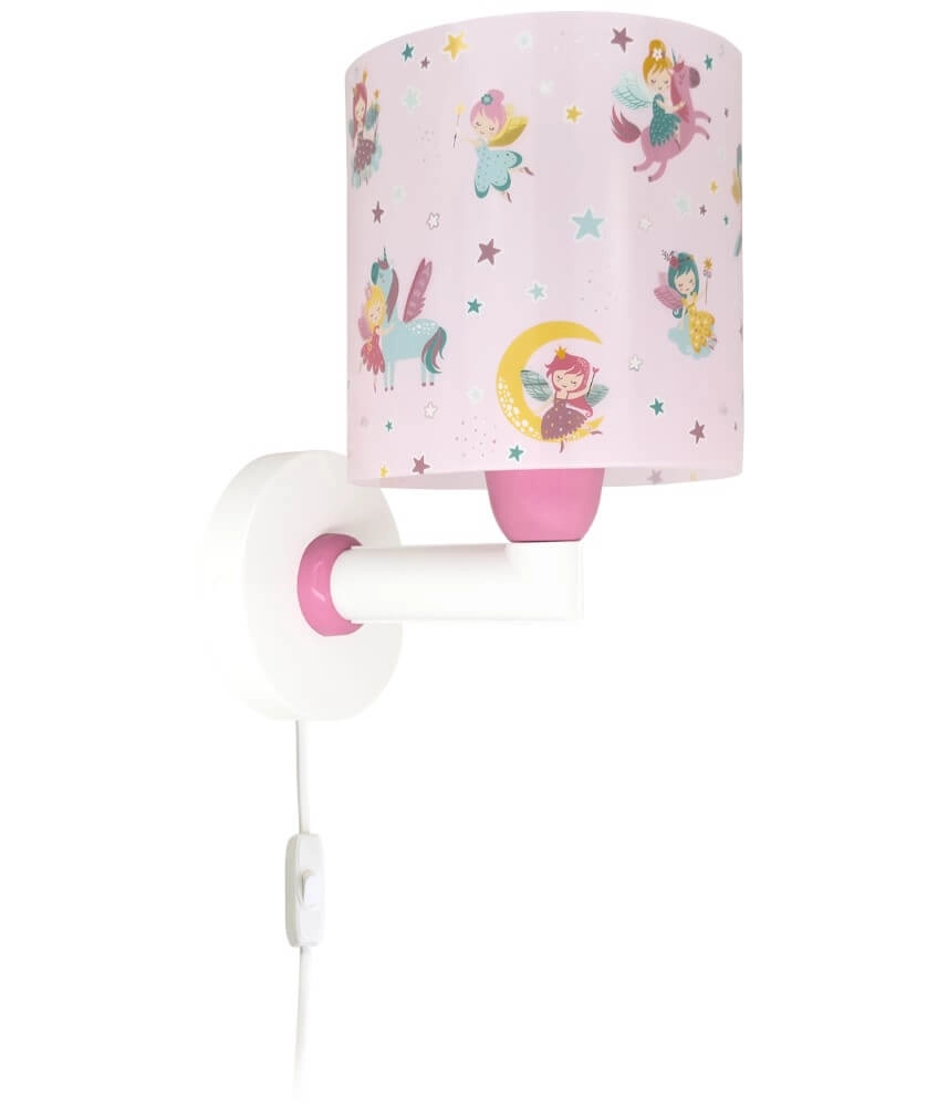 Wand nachtlampje Fairy Dreams roze