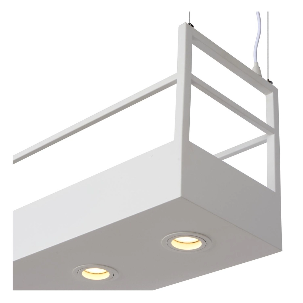Witte hanglamp Miravelle design Lucide 5411212211446