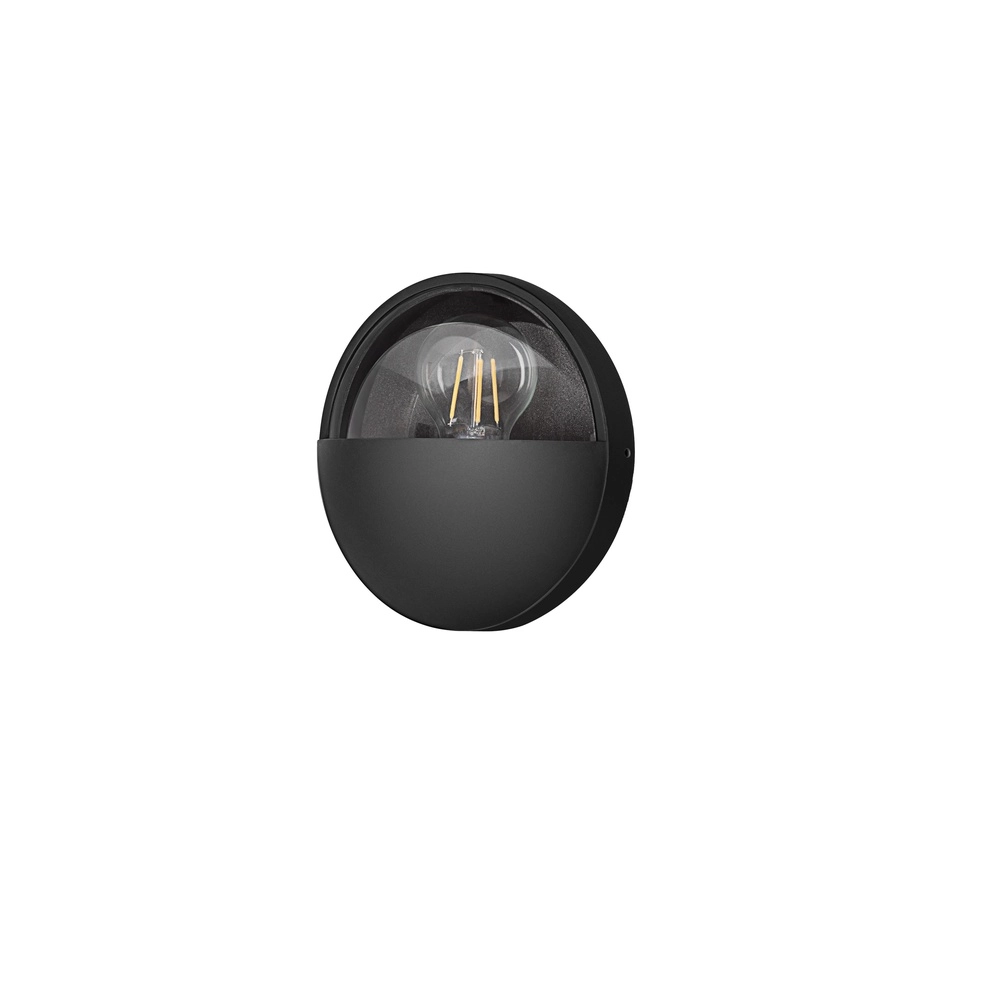 Ronde design wandlamp Amel antraciet Lyora 5212017477255