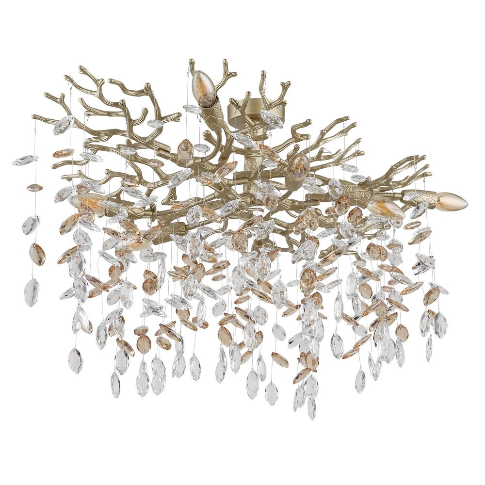 Plafondlamp Queena goud Globo 9007371522668