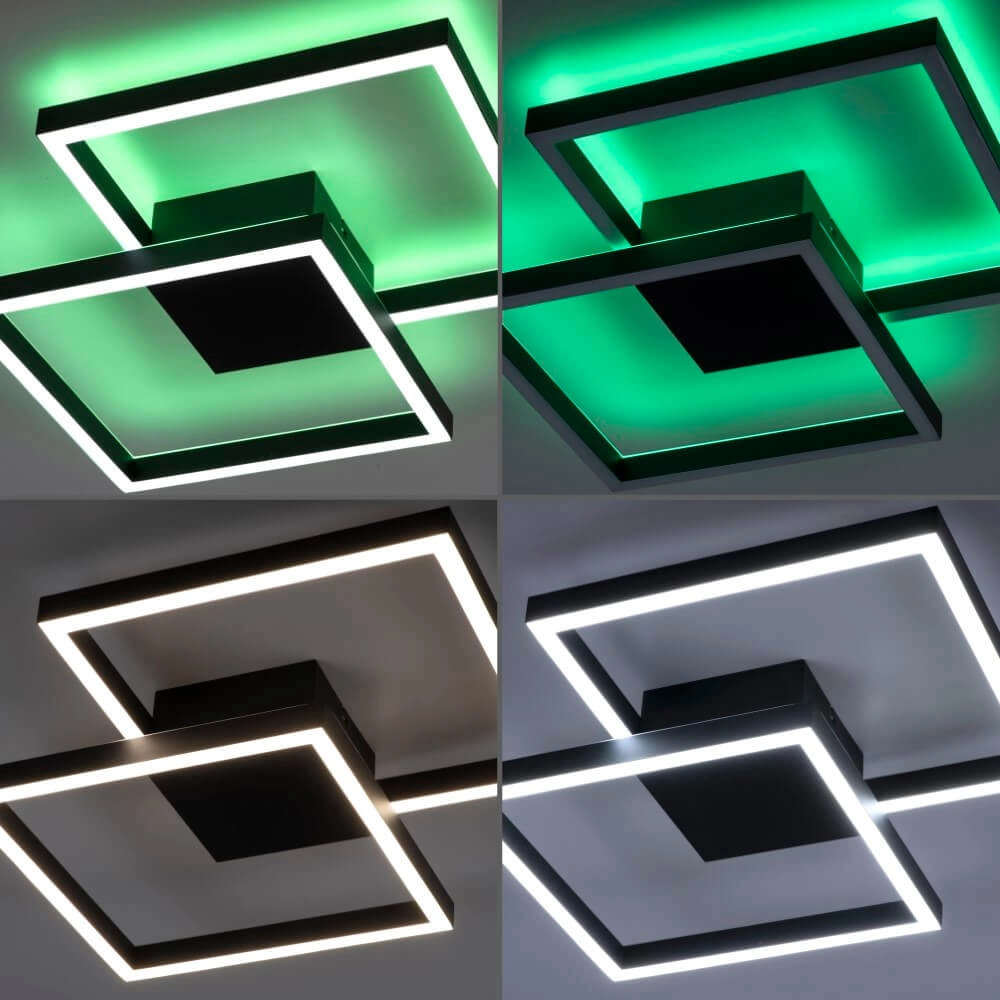 Design plafondlamp Q-Marko vierkant Paul Neuhaus 4012248366622