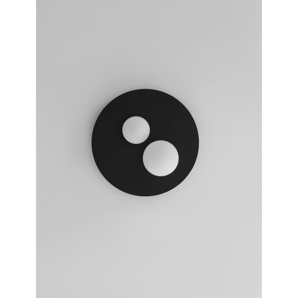 Design plafondlamp Velna zwart Ø 40cm Lyora 5212017440228