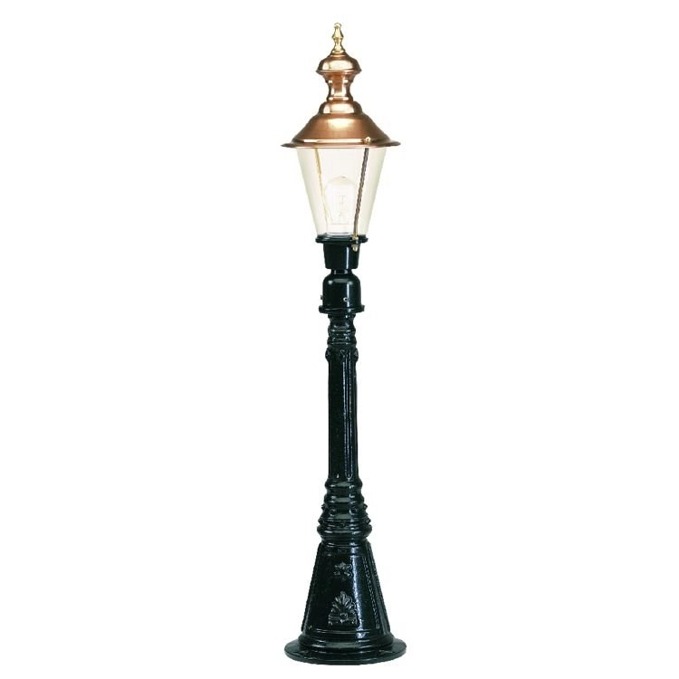 Nostalgische tuinlamp Chicago zwart