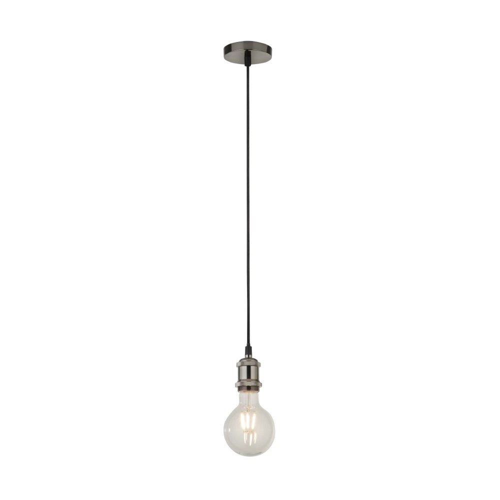 Hanglamp Suspi nikkel met zwart Searchlight 5053423140797