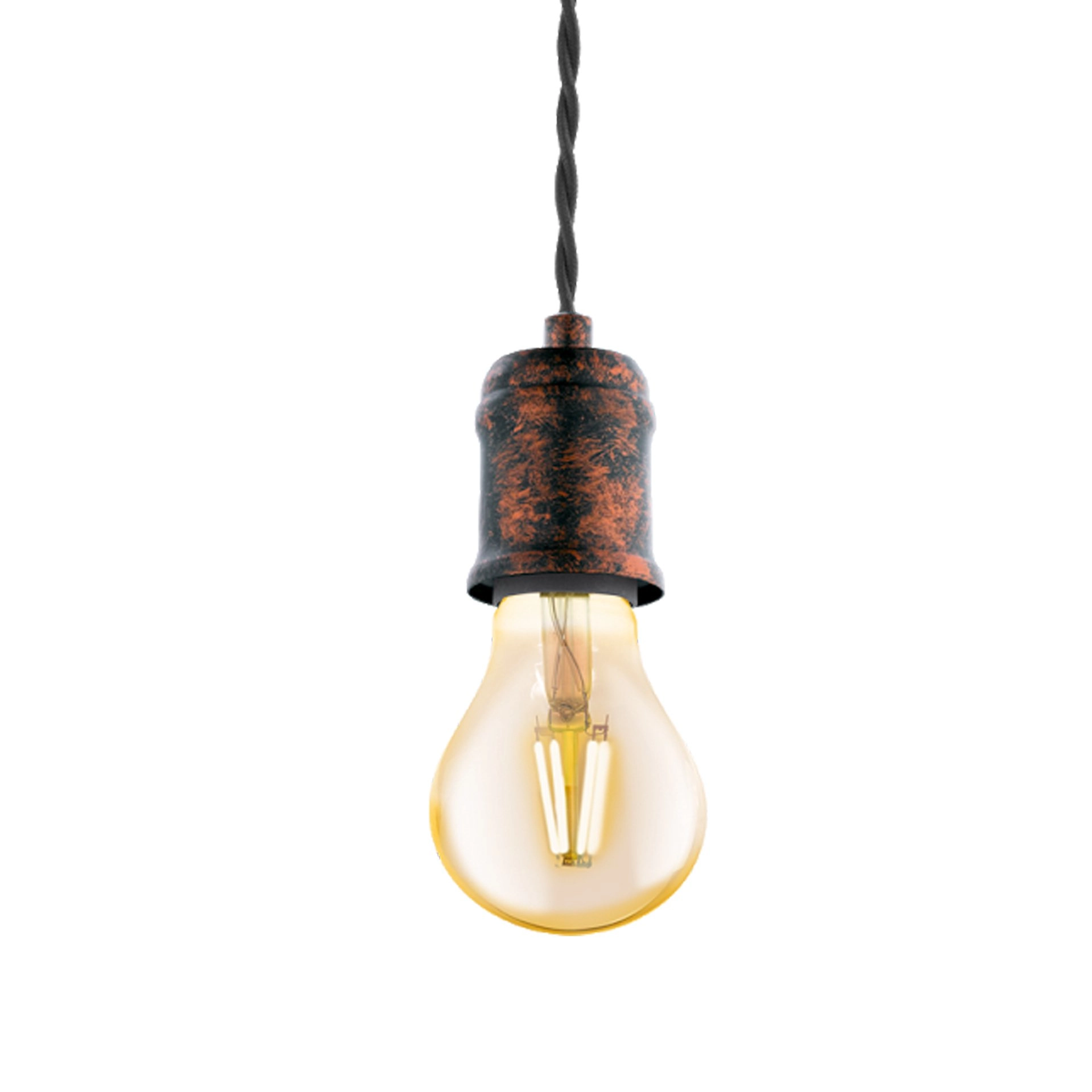Bruin gevlamde hanglamp Yorth pendel