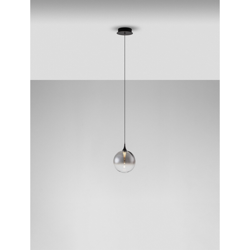 Hanglamp Orenda enkel smoke glas Lyora 5212017477606
