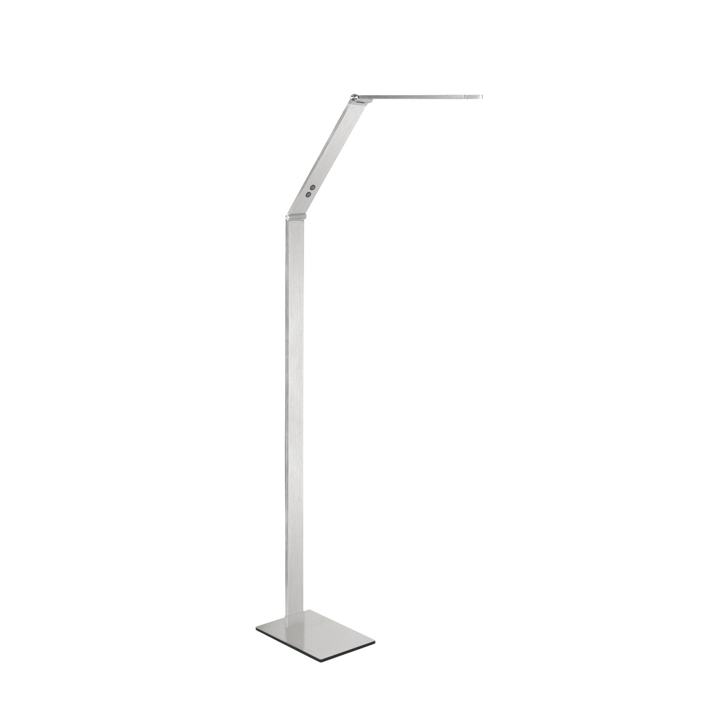 Design leeslamp Optimus nikkel 128cm