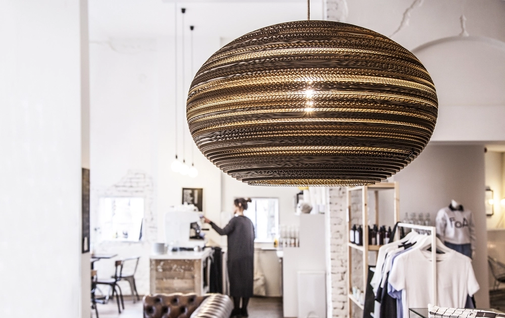 Lazy 290 kartonnen hanglamp Ø 29cm Think Paper 8720165407194