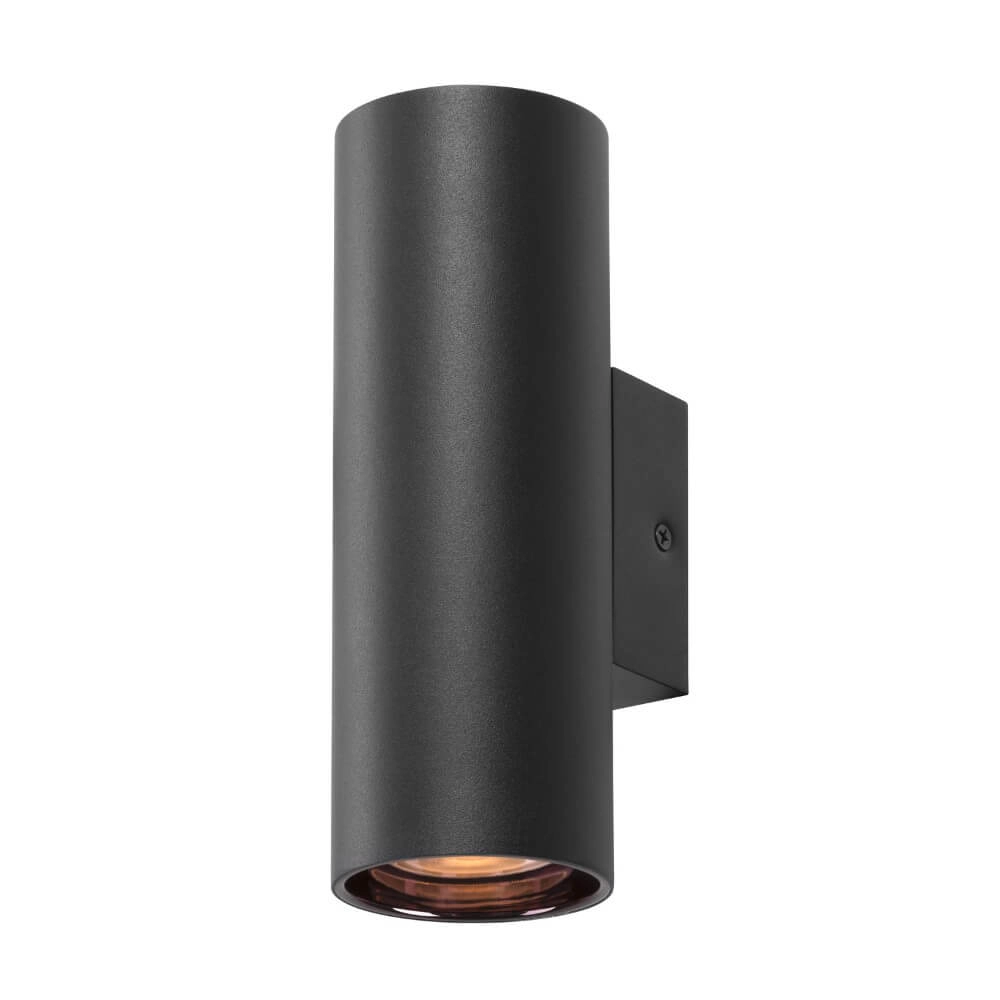 Zwarte wandspot Asto Tube up & down - 2x GU10 SLV 4024163265973