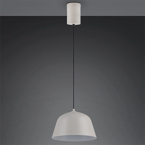 Design hanglamp Tova grijs Trio 4017807682328