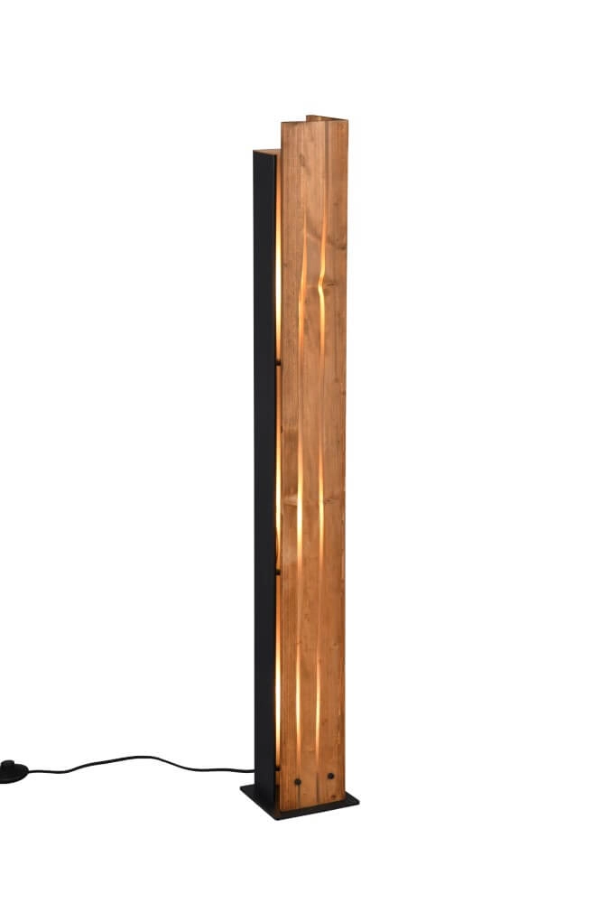 Houten vloerlamp Karuni
