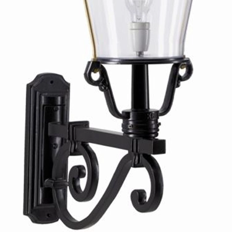 Nostalgische buitenlamp Notaris L zwart KS verlichting 8714732127745