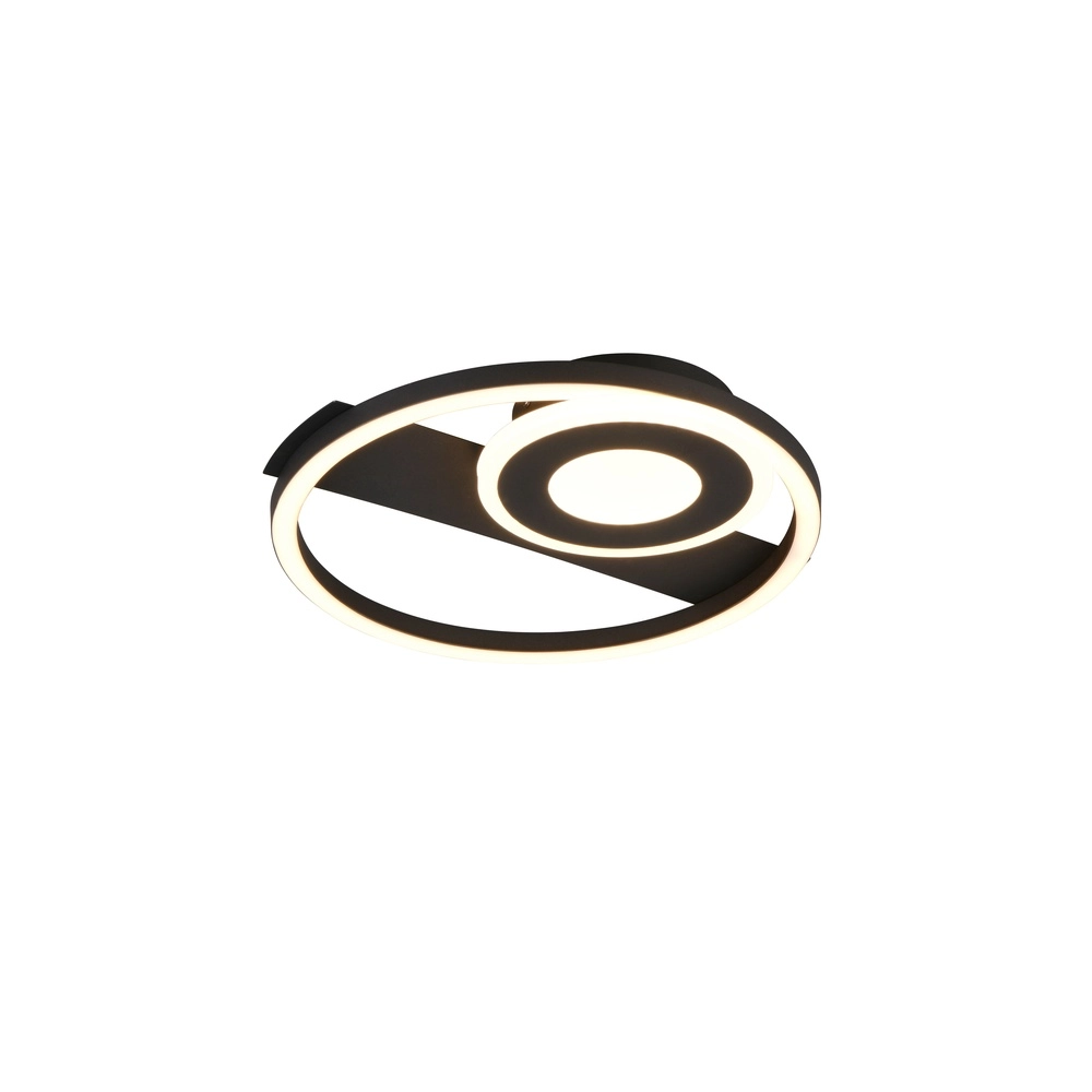 Moderne plafondlamp Horus zwart