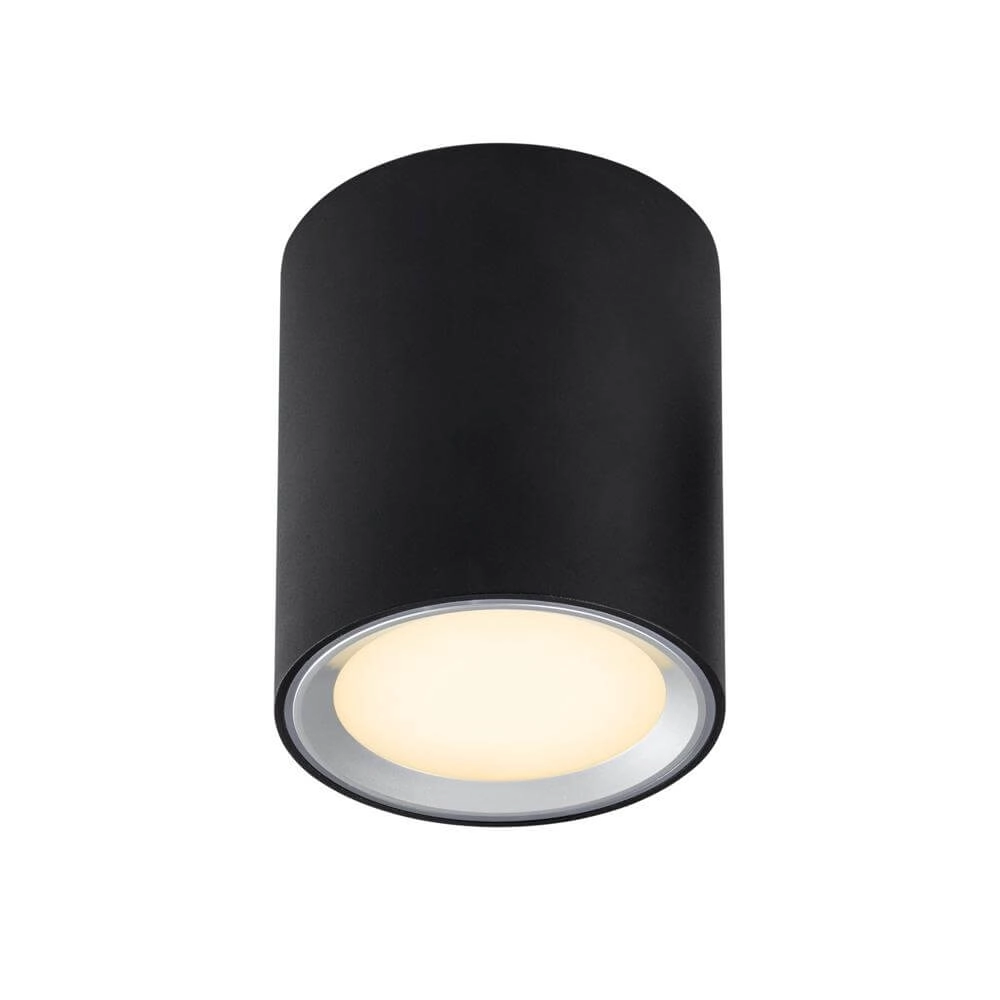 Zwarte spot Fallon 12cm x Ø 10cm Nordlux 5701581445987