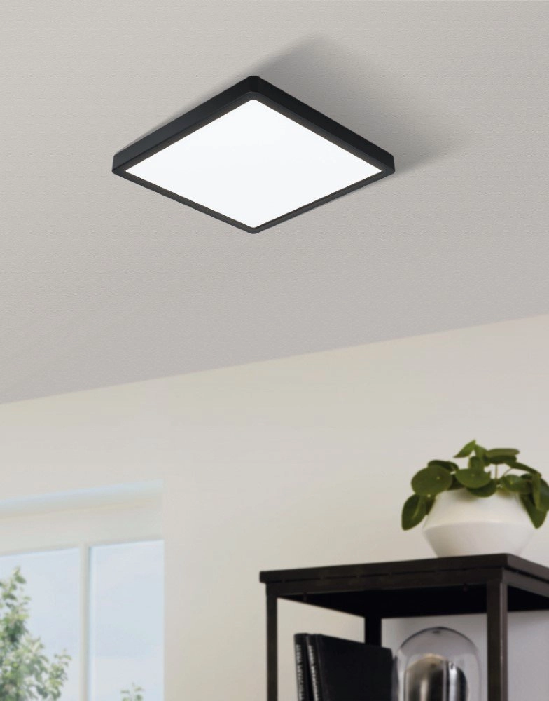 Plafondlamp Fueva 5 Zwart Eglo 9002759992569