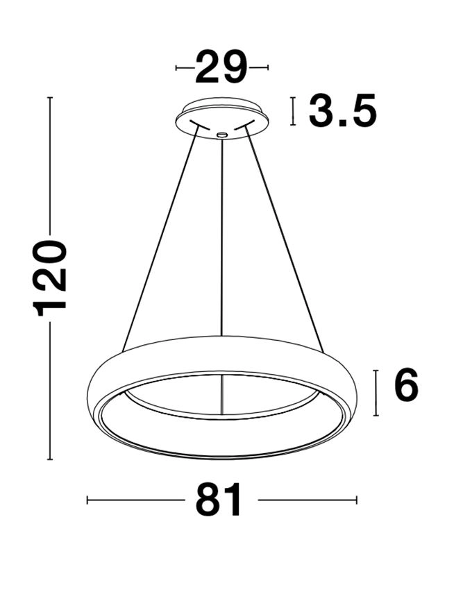 Design hanglamp Albi wit Ø 81cm Lyora 5212017416896