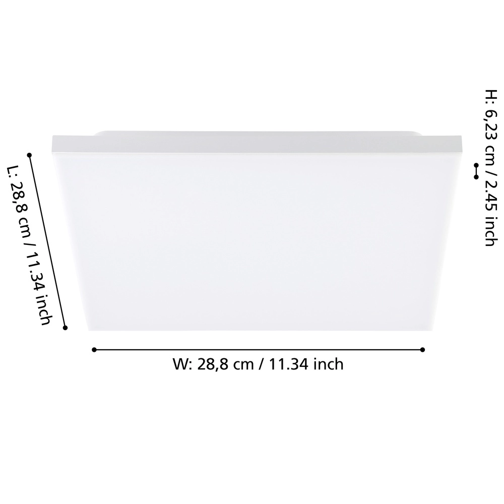 Plafonniere wit Turcona-B wit Eglo 9008606259199