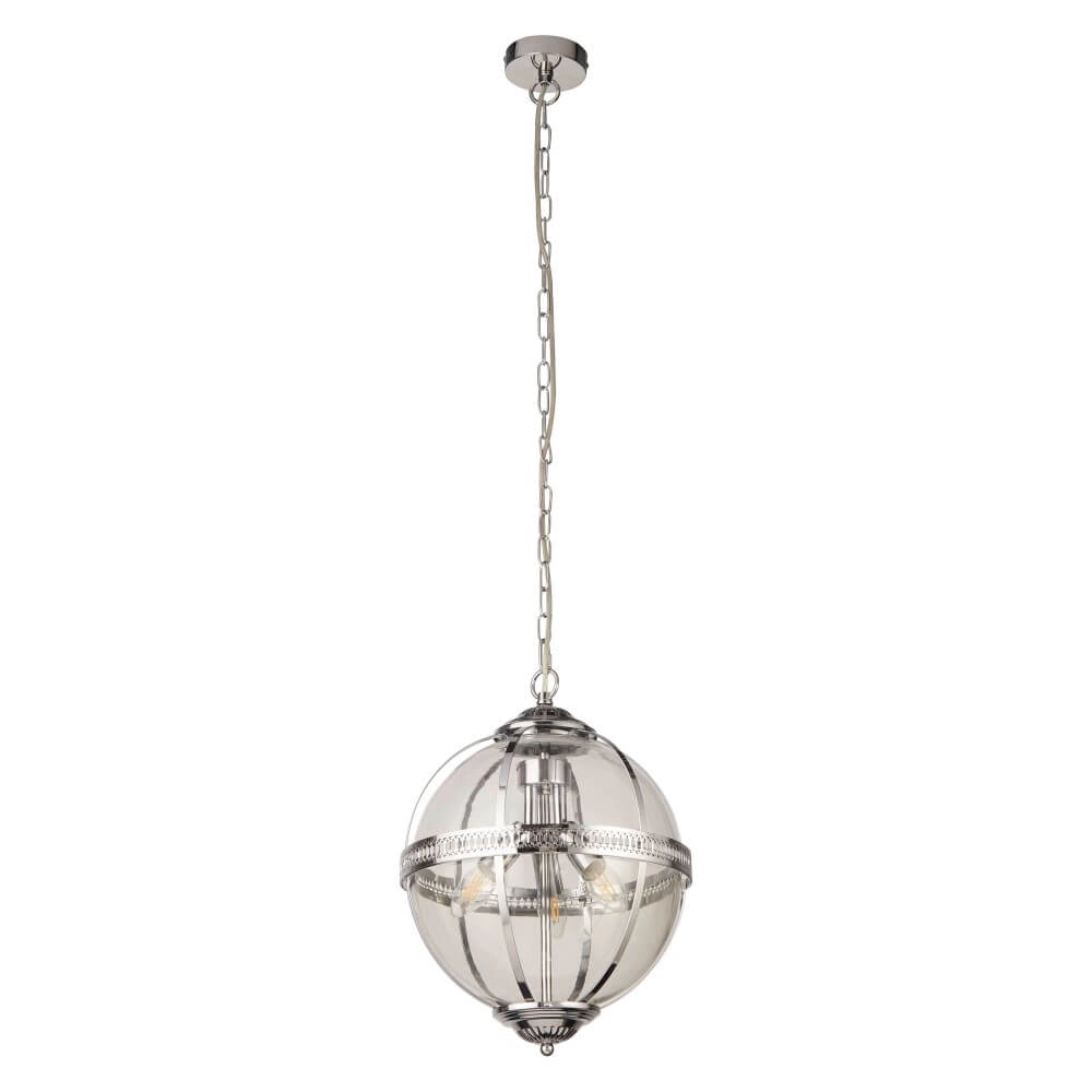 Klassieke hanglamp Coronet chroom