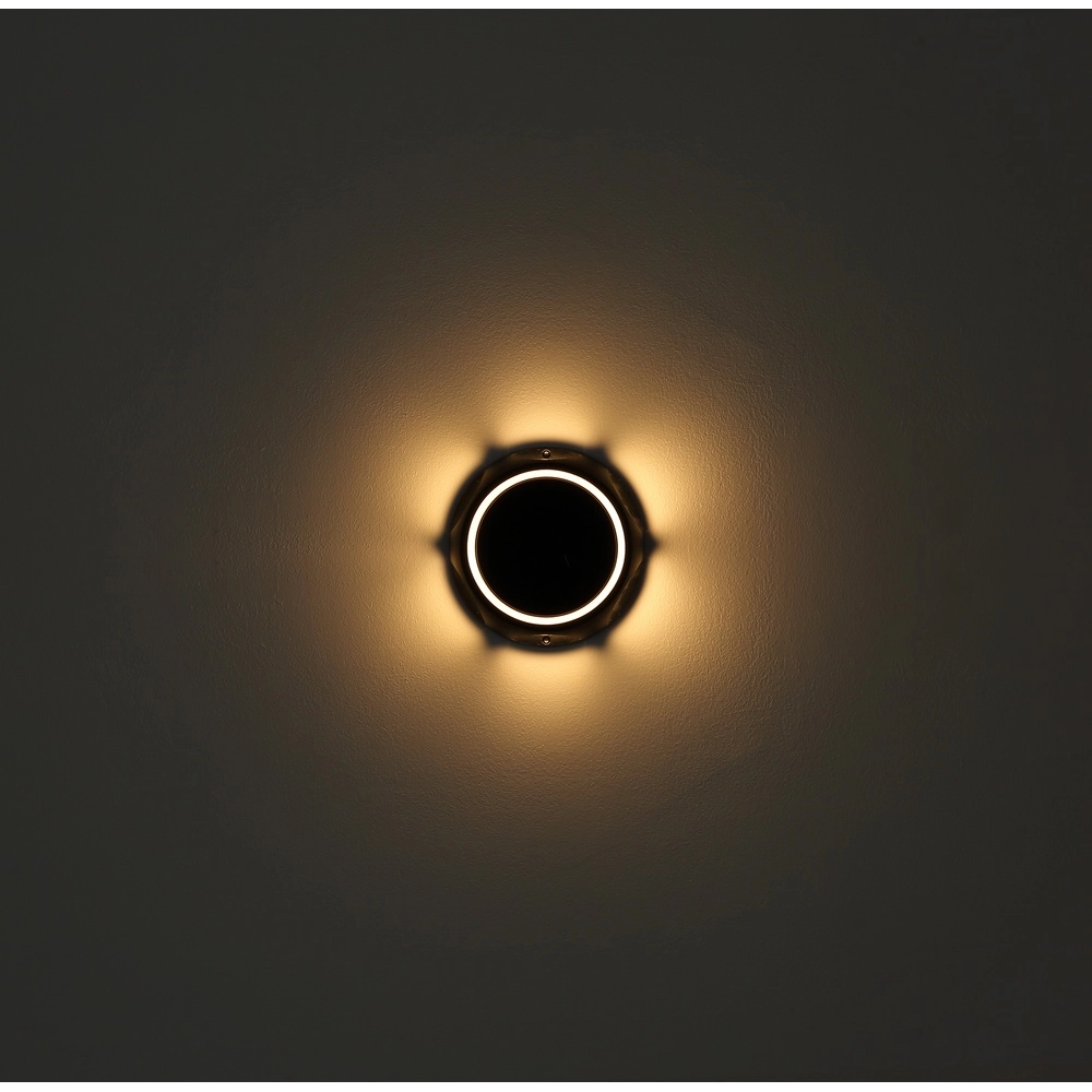 Priklampje Akron zwart solar rond Globo 9007371510528