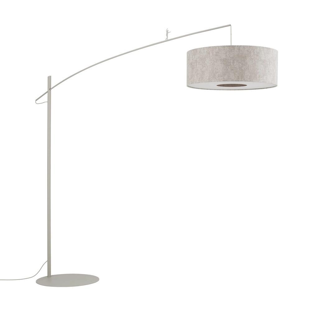 Vloerlamp Poise zand bruin Ø 65cm