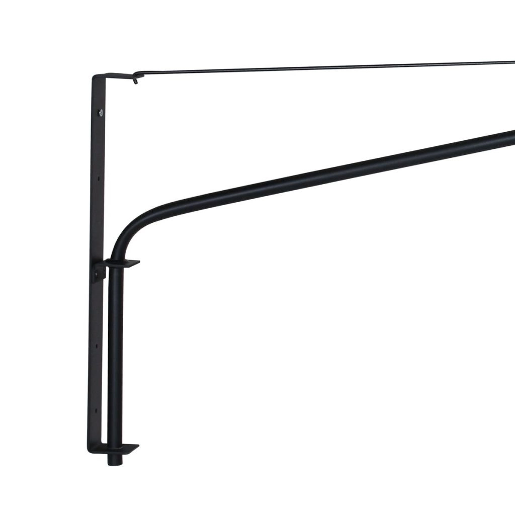 Zwarte wandlamp Vela Lino met crème kap Steinhauer 8712746182491
