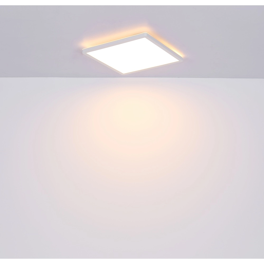 Plafonniere Sapana vierkant 29,4cm wit Globo 9007371402403