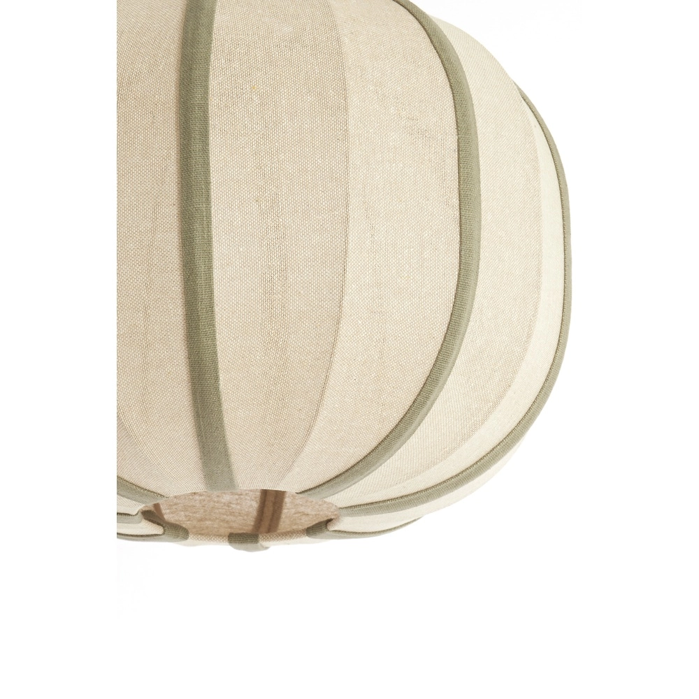 Japandi hanglamp Esmiria Ø 40cm - olijf groen Light & Living 8717807835927